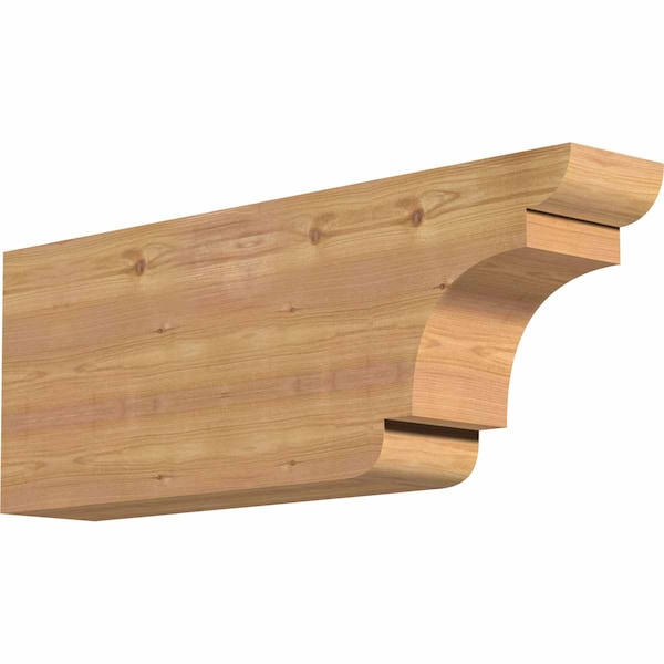 Ekena Millwork New Brighton Smooth Rafter Tail, Western Red Cedar, 5 1/2"W x 12"H x 32"L RFT06X12X32NEB00SWR - main